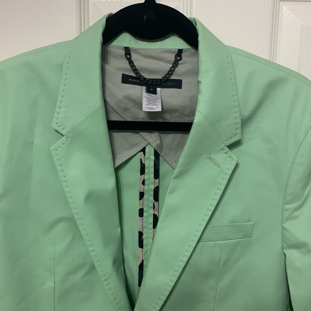 Marc by Marc Jacobs Mint Green Men's Blazer Sport Coat - Picture 2 of 13